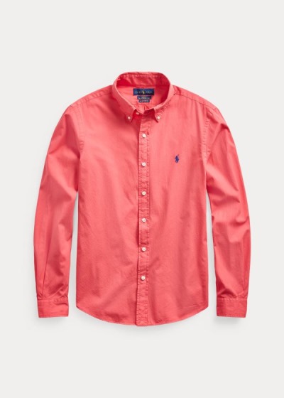 Men's Polo Ralph Lauren Classic Fit Twill Shirts | 365724AZV